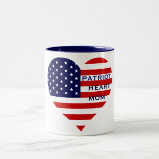 PATRIOT HEART MOM Mug