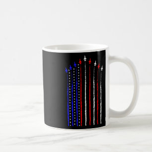 Patriot July 4th Fighter Jets Airplane Usa Flag Ki Coffee Mug