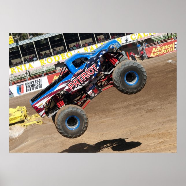 Patriot Monster Truck Print (Front)