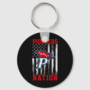Patriot Pioneers Logo Nation Hs Keychain