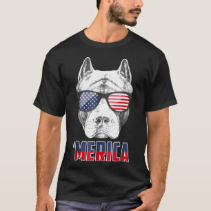 Patriot Pit Bull Merica For Women Men T-Shirt