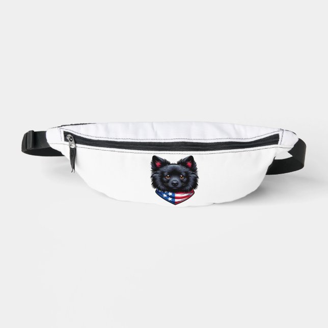Patriot Pup Graphic Tee Fanny Pack (Front)