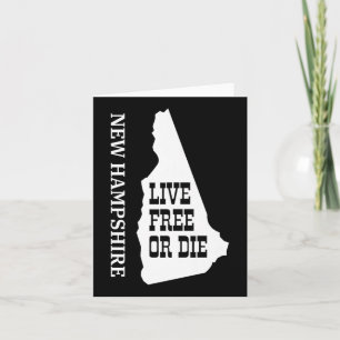 Patriot Quote New Hampshire Motto Souvenir State P Card