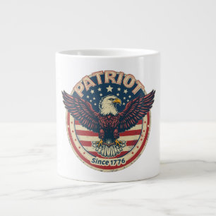Patriot Since 1776 Large Coffee Mug