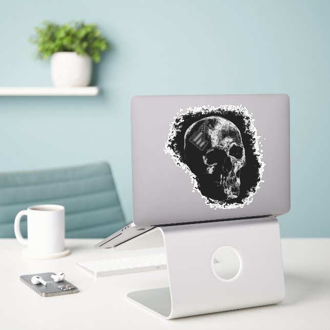 PATRIOT - SKULL OF IDAHO (Laptop On Desk)
