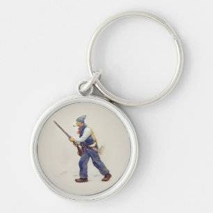 Patriote Québec Rébellion 1837-1838 Henri Julien 6 Keychain