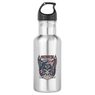 Patriotic 1776 Off Road Skull Monster Truck Heavy  532 Ml Water Bottle