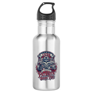 Patriotic 1776 Off Road Skull Monster Truck Heavy  532 Ml Water Bottle