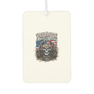 Patriotic 1776 Off Road Skull Monster Truck Heavy Air Freshener