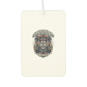 Patriotic 1776 Off Road Skull Monster Truck Heavy  Air Freshener