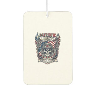 Patriotic 1776 Off Road Skull Monster Truck Heavy Air Freshener