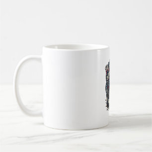Patriotic 1776 Off Road Skull Monster Truck Heavy Coffee Mug