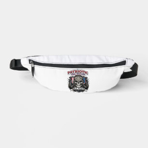 Patriotic 1776 Off Road Skull Monster Truck Heavy Fanny Pack