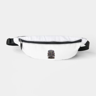 Patriotic 1776 Off Road Skull Monster Truck Heavy Fanny Pack