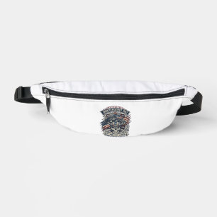 Patriotic 1776 Off Road Skull Monster Truck Heavy Fanny Pack