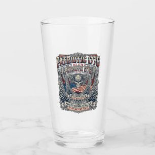 Patriotic 1776 Off Road Skull Monster Truck Heavy Glass