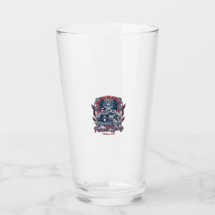 Patriotic 1776 Off Road Skull Monster Truck Heavy  Glass