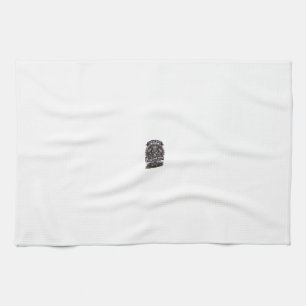 Patriotic 1776 Off Road Skull Monster Truck Heavy Kitchen Towel