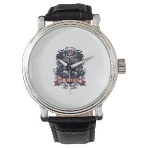 Patriotic 1776 Off Road Skull Monster Truck Heavy Watch