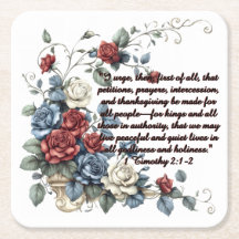 Patriotic 1 Timothy 2:1-2 Fleece Blanket