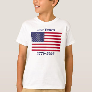 Patriotic 250 Years 1776-2026 T-Shirt