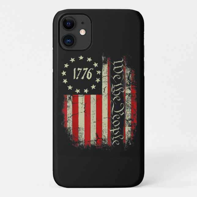  Patriotic 4th of July America Case-Mate iPhone Case (Back)
