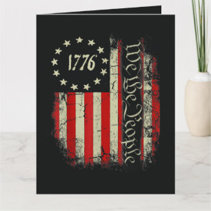  Patriotic 4th of July America Thank You Card