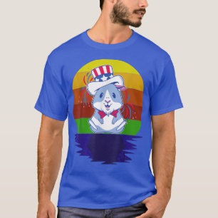 Patriotic 4th of july Guinea Pig  T-Shirt