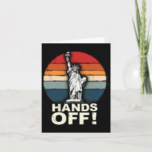 Patriotic 4th Of July Statue Of Liberty Resist Tru Card