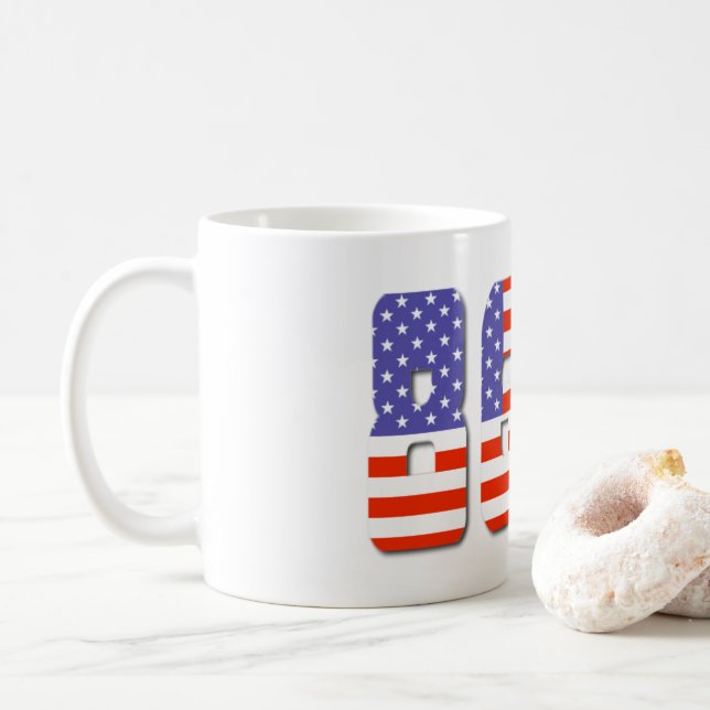 Patriotic 8647  coffee mug (With Donut)