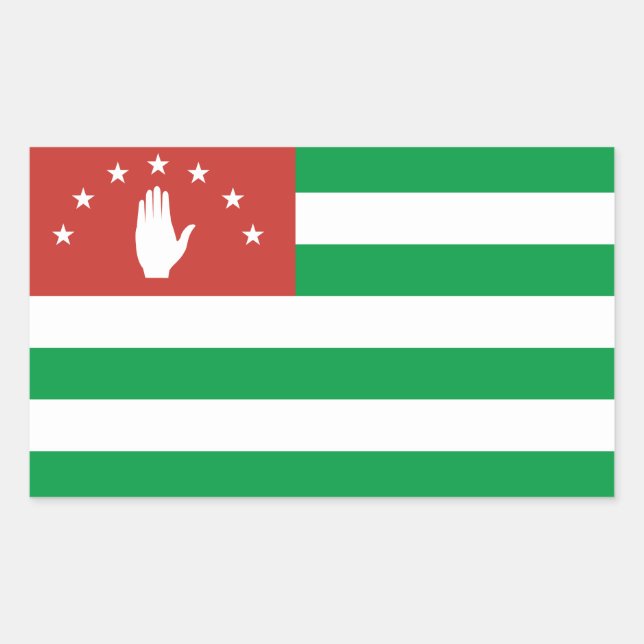 Patriotic Abkhazia Flag Sticker (Front)