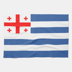 Patriotic Adjara Flag Kitchen Towel