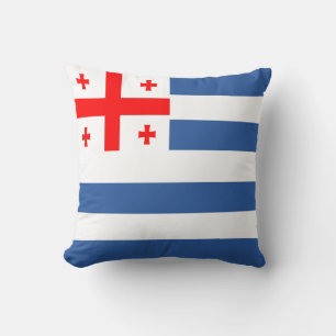 Patriotic Adjara Flag Throw Pillow