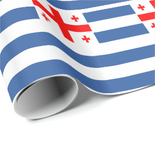 Patriotic Adjara Flag Wrapping Paper