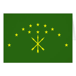 Patriotic Adygea Flag