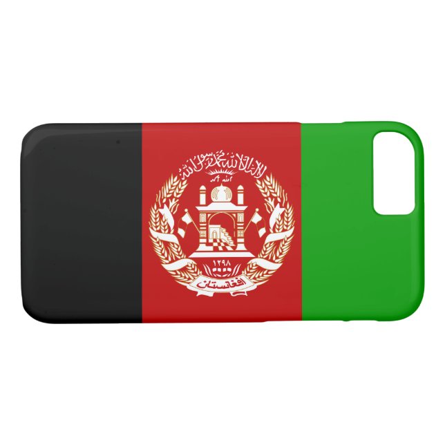 Patriotic Afghanistan Flag Case-Mate iPhone Case (Back (Horizontal))