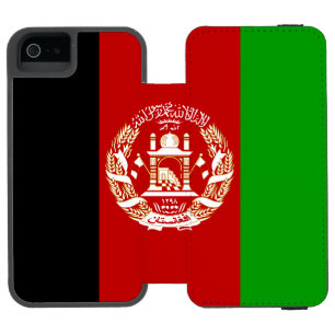 Patriotic Afghanistan Flag Incipio Watson™ iPhone 5 Wallet Case