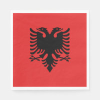 Patriotic Albanian Flag
