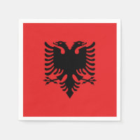Patriotic Albanian Flag