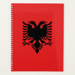 Patriotic Albanian Flag Planner<br><div class="desc">The national flag of Albania.</div>