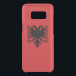 Patriotic Albanian Flag Uncommon Samsung Galaxy S8 Case<br><div class="desc">The national flag of Albania.</div>