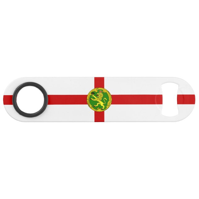 Patriotic Alderney Flag Bar Key (Front (Horizontal))