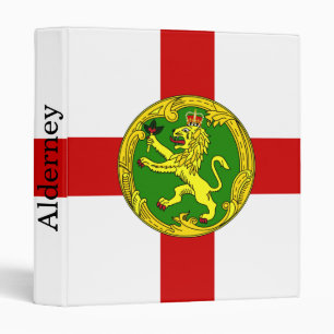 Patriotic Alderney Flag Binder