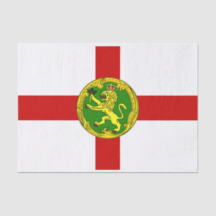 Patriotic Alderney Flag Tissue Paper