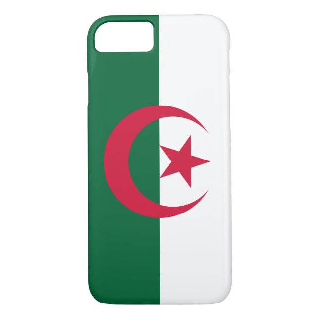 Patriotic Algerian Flag Case-Mate iPhone Case (Back)