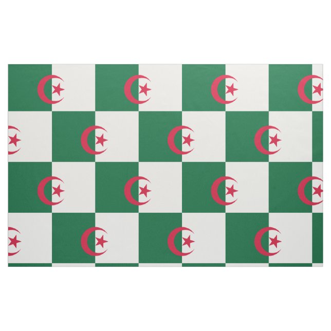 Patriotic Algerian Flag Fabric (Fat Quarter)