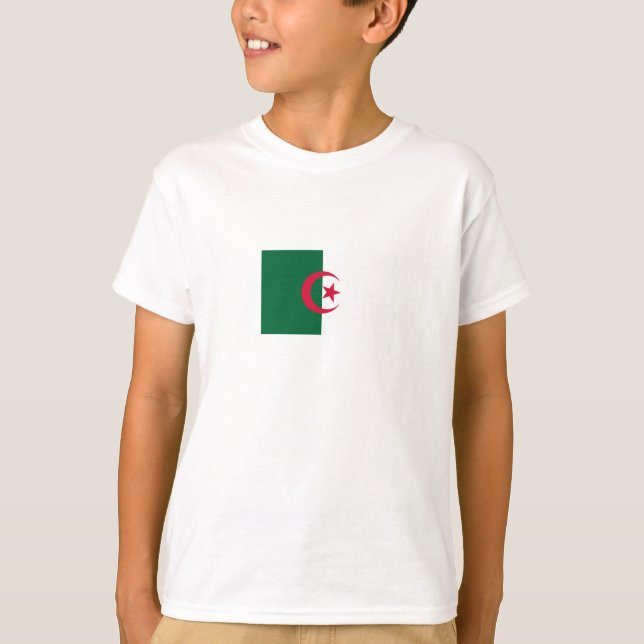 Patriotic Algerian Flag T-Shirt (Front)