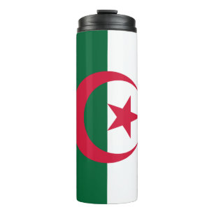Patriotic Algerian Flag Thermal Tumbler