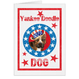 Patriotic Am Staff Greeting Card