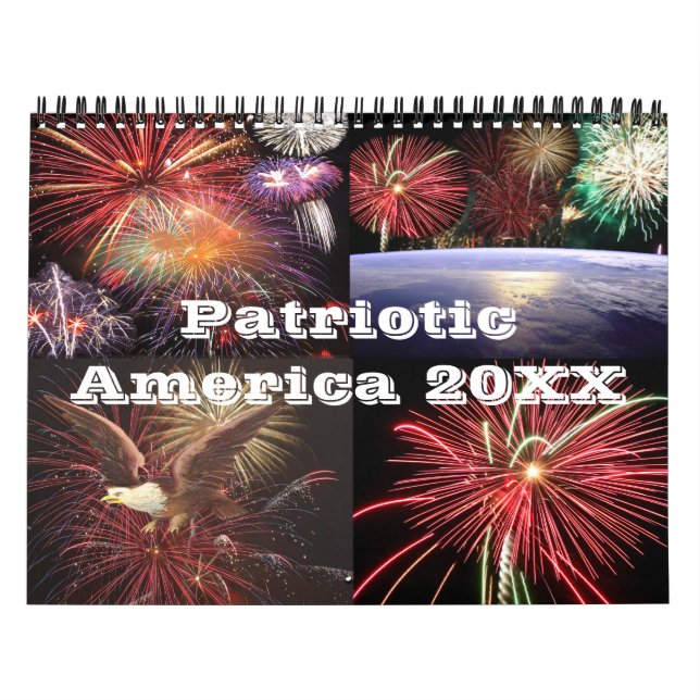Patriotic America 20XX Calendar (Cover)